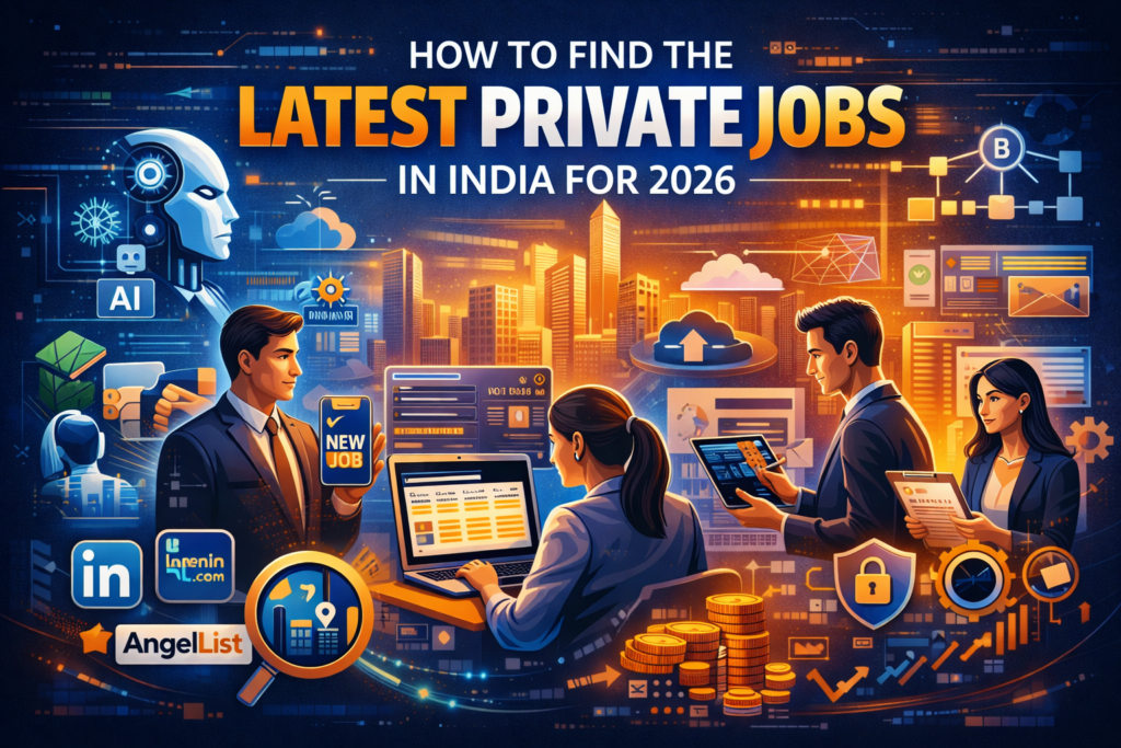 latest private jobs in India
